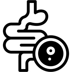 Intestines, Stomach, Liver, Heart, Organ, Biology Icon