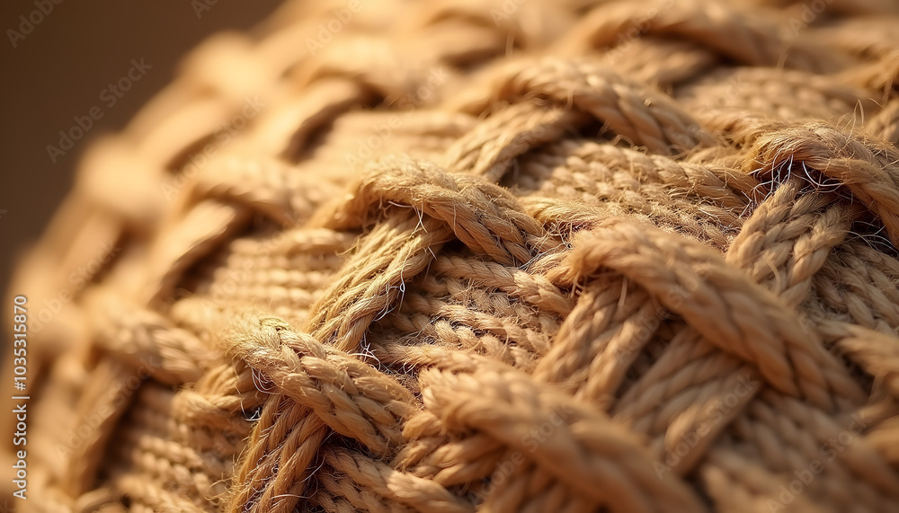 Poster textured woven backdrop with natural fibers and an intricate pattern