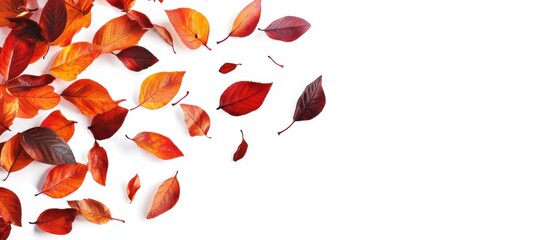 Autumn Leaves Border.