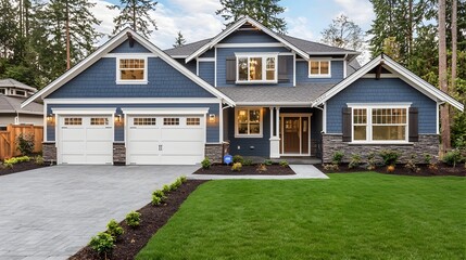 Obraz premium Sleek and modern smart home with cutting edge automated security lighting control and advanced home automation systems for a convenient energy efficient and connected living experience