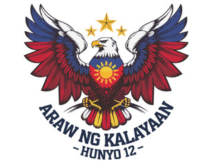 Fototapeta premium Wings of Freedom: Celebrating Araw ng Kalayaan 