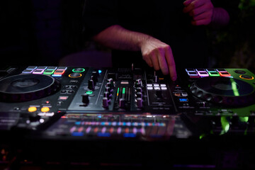Audio Mixing Console in a Recording Studio with advanced sound production capabilities