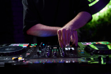 Audio Mixing Console in a Recording Studio with advanced sound production capabilities