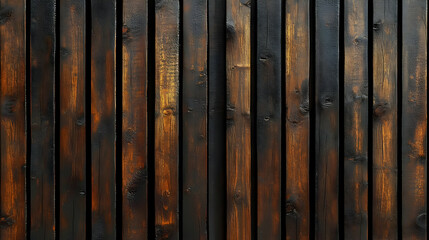 Fototapeta premium Dark Wood Planks Texture - Rustic Background for Design Projects