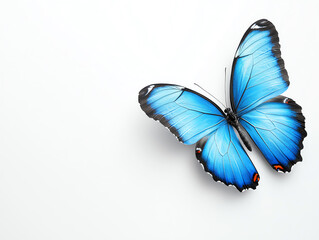 The enchanting blue morpho butterfly nature's detailed winged marvel displaying vibrant hues and intricate patterns