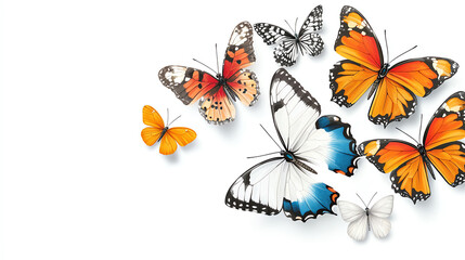 A captivating sequence of butterfly metamorphosis exploring the transformation of wings and biodiversity
