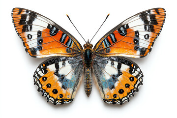 Obraz premium Enchanting butterfly adorned with intricate tribal patterns a fusion of nature and artistry