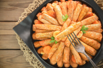 Arabic Cuisine; Middle Eastern stuffed cabbage rolls or ''Malfouf'' literally means rolled. It...