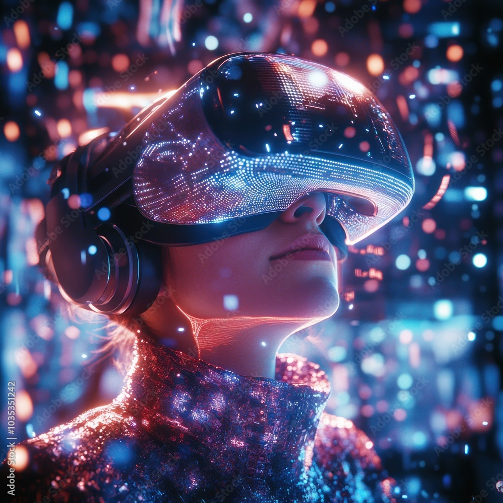 Aufkleber exploring the future of virtual reality a journey through immersive technology and digital experienc