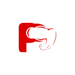 A combination logo between fitness hands with letters, numbers, alphabet, initials with a red base color for business purposes and others
