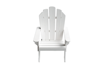 Folding Adirondack Chair for Easy Storage Isolated on Transparent Background
