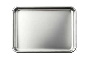 Half-Sheet Baking Pan with Rolled Edges for Durability Isolated on Transparent Background
