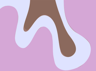 Abstract geometric background. The poster with the flat figures. Vector illustration.