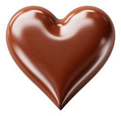 Obraz premium PNG Heart chocolate food white background.