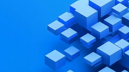 Obraz premium Abstract 3d render, modern background design with geometric shapes