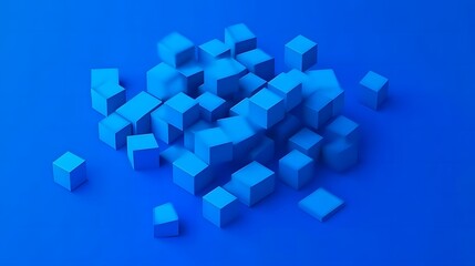 Obraz premium Abstract 3d render, modern background design with geometric shapes