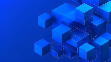 Fototapeta premium Abstract 3d render, modern background design with geometric shapes