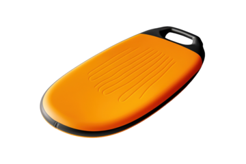 Inflatable Boogie Board for Poolside Fun and Beach Activities Isolated on Transparent Background