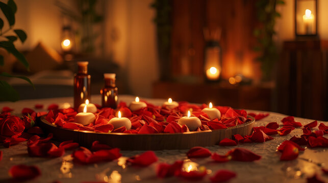 Banner for serene and spa salons for Valentain's Day 