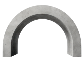 PNG Basic arc shape architecture concrete simplicity.