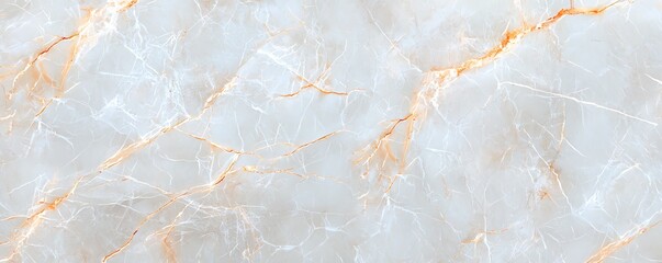 Fototapeta premium Elegant light blue marble texture featuring subtle golden veins, perfect for background or design projects.