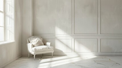 Minimalist harmony corner, soft lighting