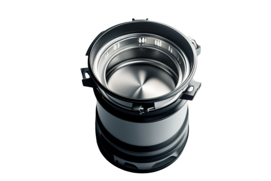 Portable Camping Stove Windscreen with Adjustable Panels for Custom Fit Around Your Stove Isolated on Transparent Background