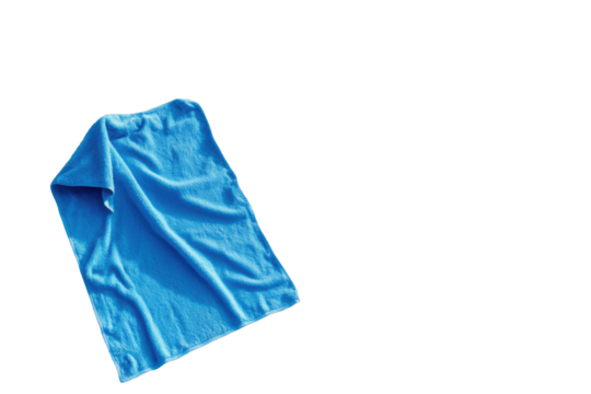 Multi-Functional Camping Towel with Built-In Carrying Case for Easy Storage and Transport Isolated on Transparent Background