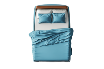 Fun Car Bed Designed for Kids with Realistic Details and Vibrant Colors Isolated on Transparent Background