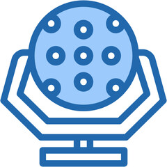 Vector Icon Disco Ball, Mirror Ball, Miscellaneous, Disco, Dance, Club