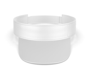 Visor Cap Blank 3d mockup Template Illustration.