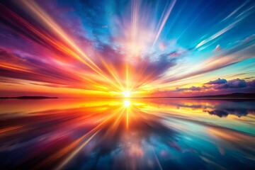 Obraz premium Elegant Light Beam Vector Design Background for Stunning Panoramic Photography