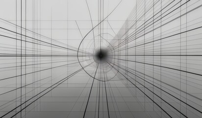 Obraz premium a close up of a black and white photo of a building