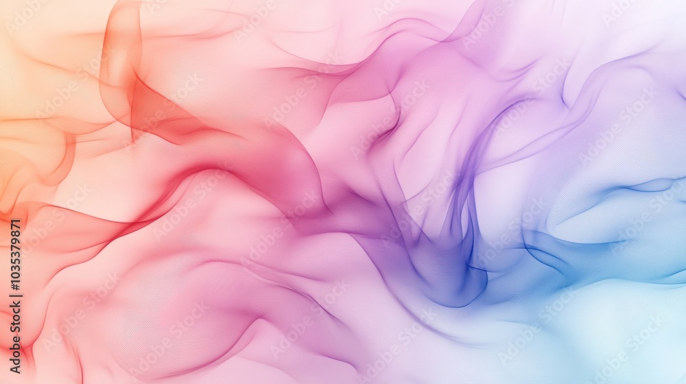 Aufkleber gradient mesh of colors softly blending, forming a smooth and seamless abstract background