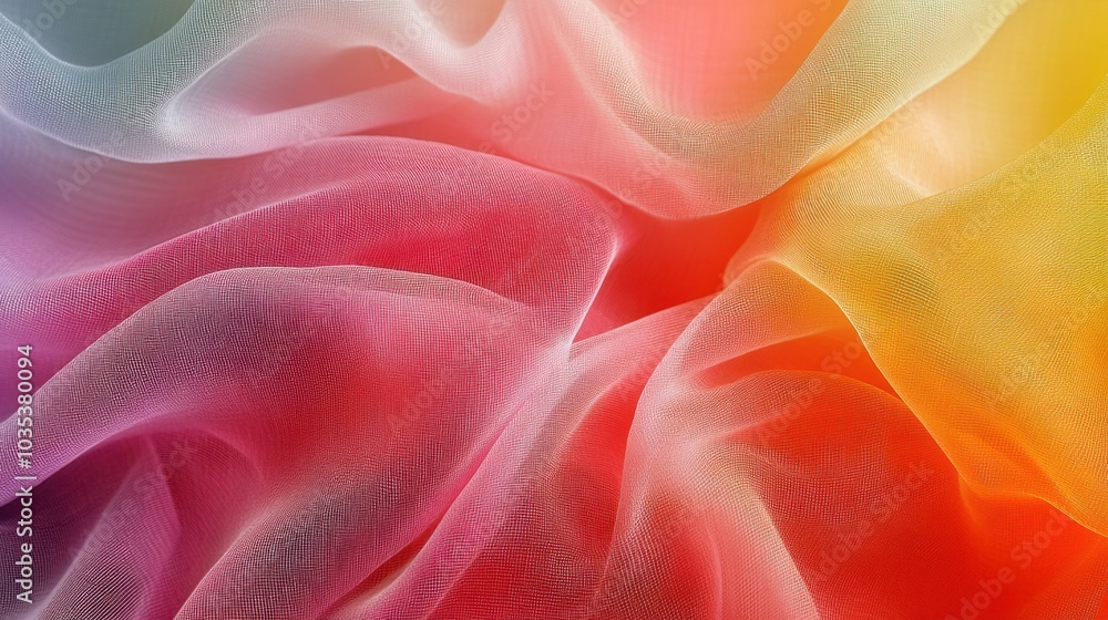 Aufkleber gradient mesh of colors softly blending, forming a smooth and seamless abstract background