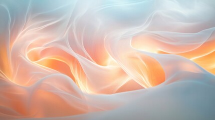 Obraz premium Soft smoke-like patterns swirling, forming an ethereal and abstract background