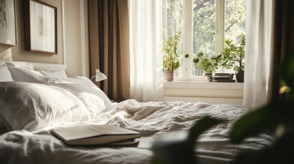 Fototapeta premium Serene Bedroom
