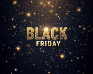 black friday glowing yellow and black
