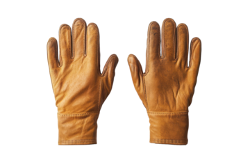 Stylish Winter Gloves for Warmth and Fashion in Cold Weather with Isolated on Transparent Background