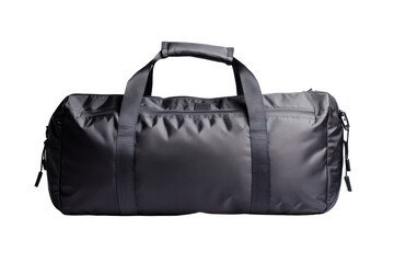 Fototapeta premium Stylish Gym Bag with Trendy Design for Fashion-Forward Fitness Enthusiasts with Isolated on Transparent Background