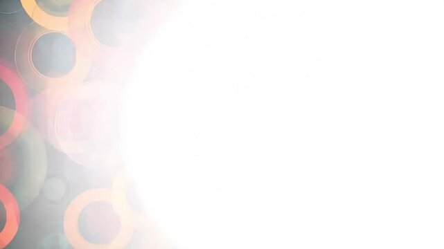 abstract colorful circles background