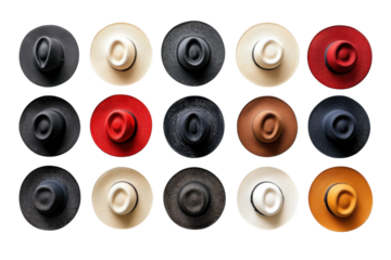 Modern Metal Hat Rack with Sleek Finish for a Contemporary Touch with Isolated on Transparent Background