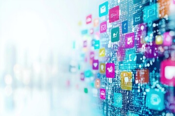 Fototapeta premium Exploring the impact of digital communication in professional case studies on gigapixel standards
