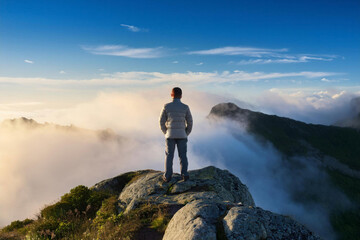 Obraz premium hiking in the mountains