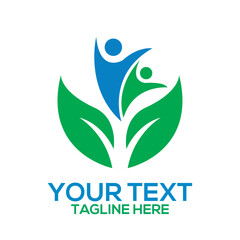 abstract nature logo