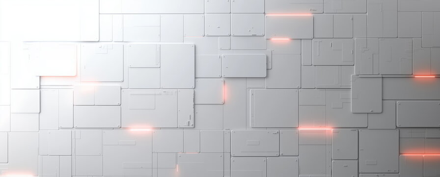 Scifi cyber space age material multifunctional background wall . Wide format panel design. white galaxy light. space travel. sci-fi hand edited generative 