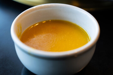 traditional Korean pumpkin soup