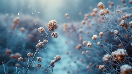 Frozen Flowers: A Winter Wonderland
