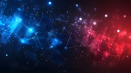 digital data stream technology effect background 