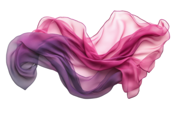 Stylish Infinity Scarf in Trendy Patterns for Effortless Fashion Isolated on Transparent Background